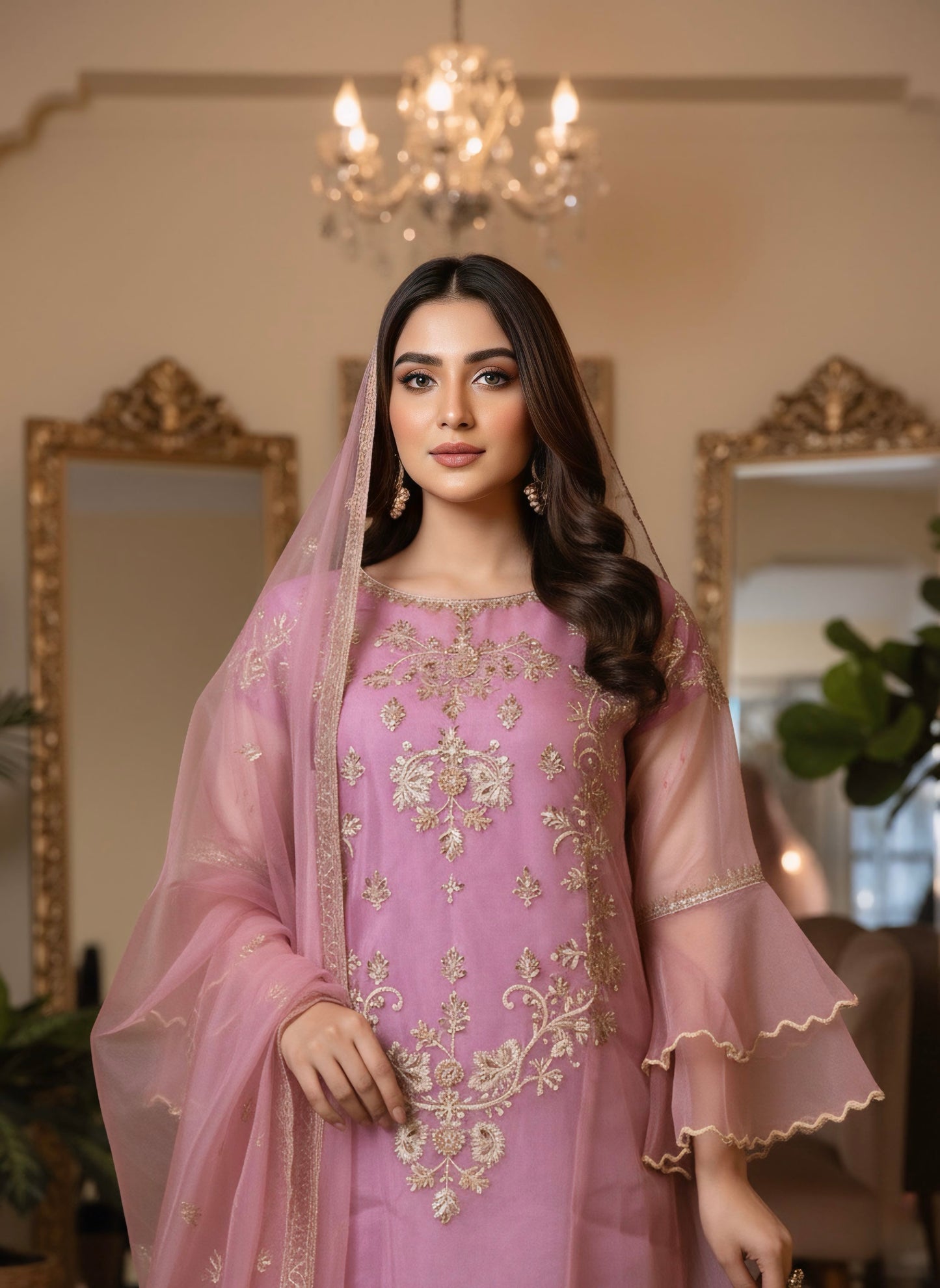 Pret Embroidered Frock 3 PCS