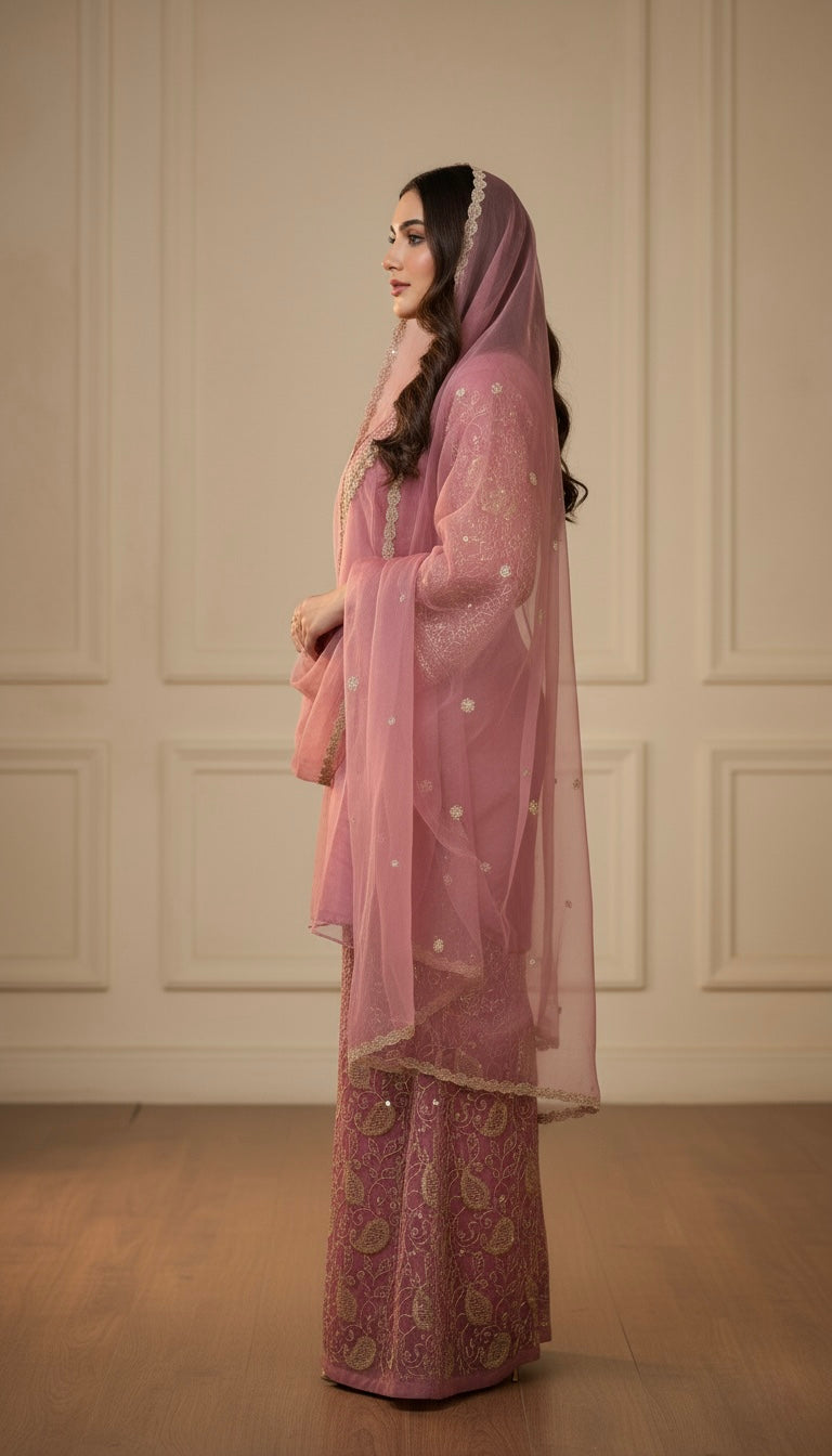 Pret Embroidered Organza 3 PCS