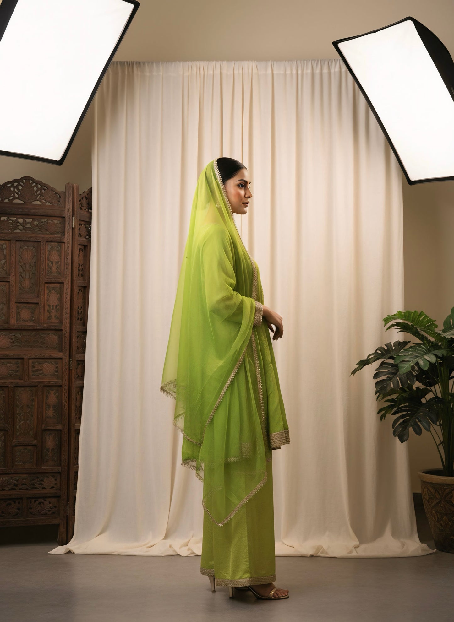 Embroidered Chiffon 3 PCS (STITCHED)