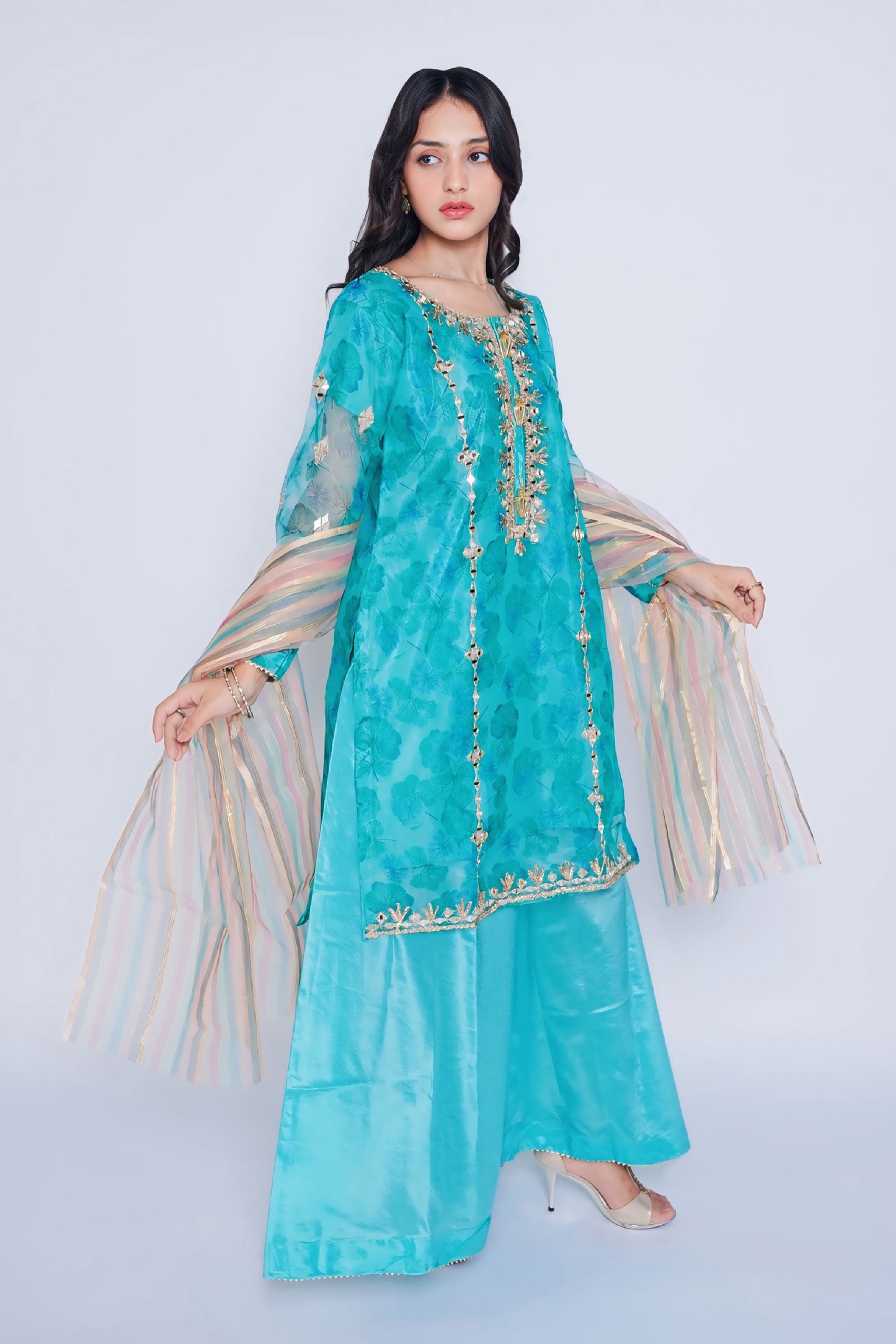Pret Embroidered Organza 3 PCS