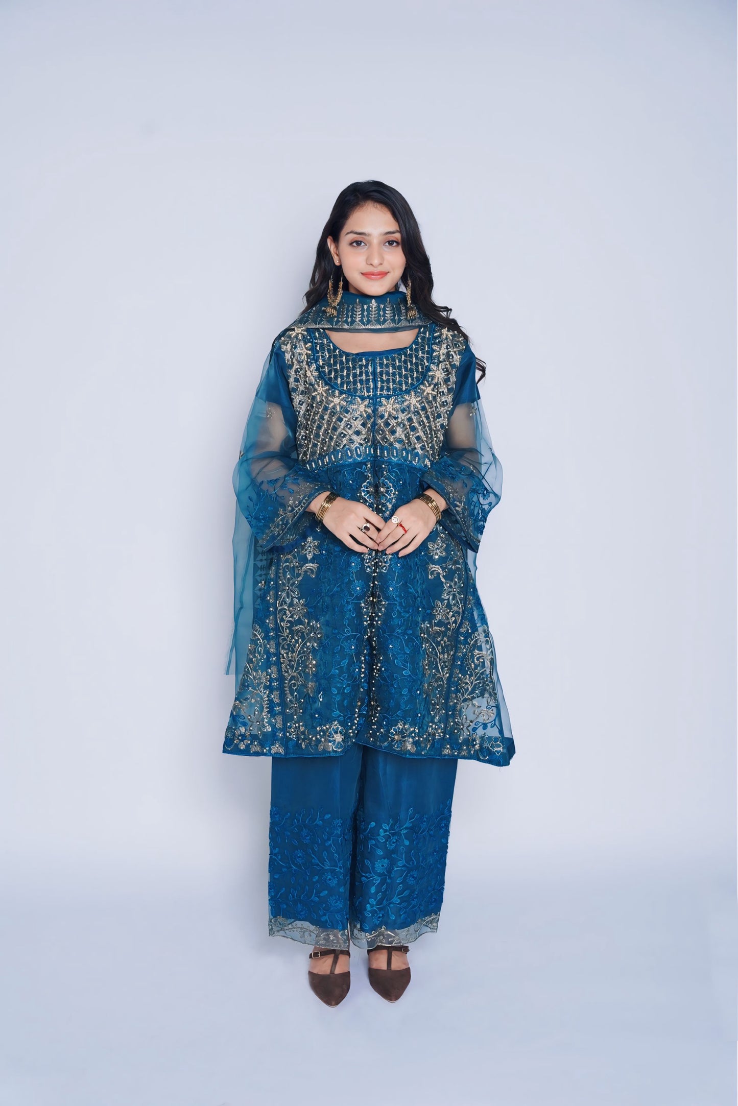 Pret Embroidered Organza 3 PCS