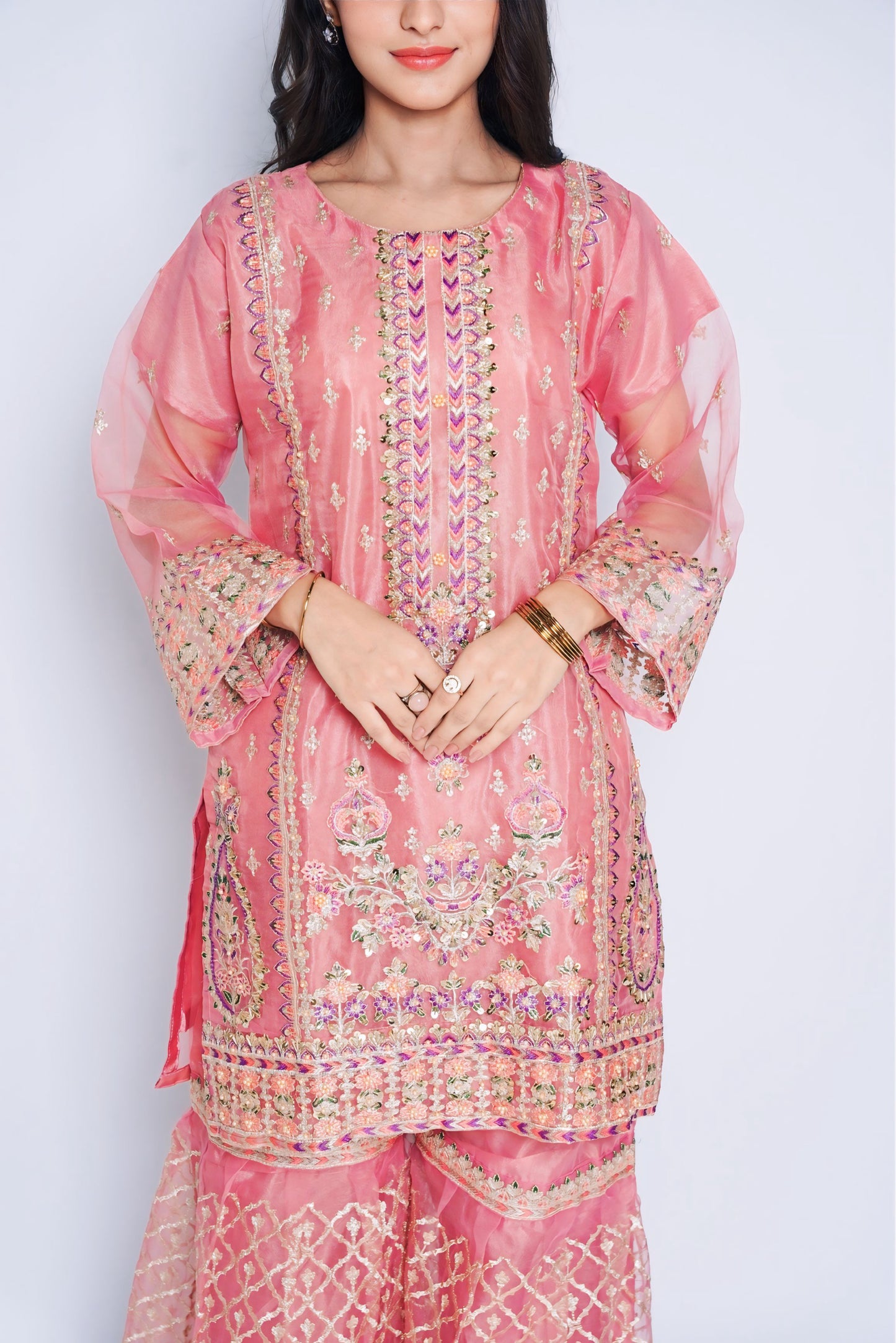 Pret Embroidered Organza 3 PCS