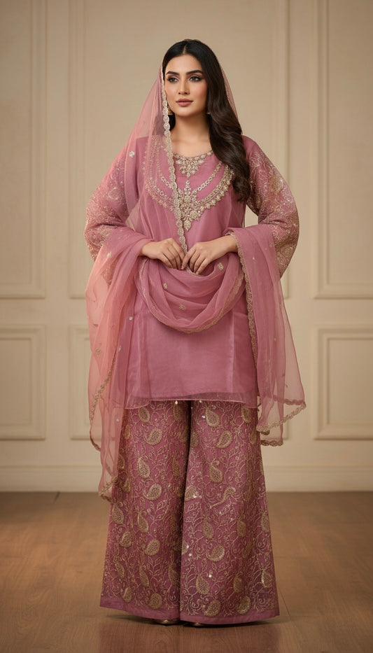 Pret Embroidered Organza 3 PCS