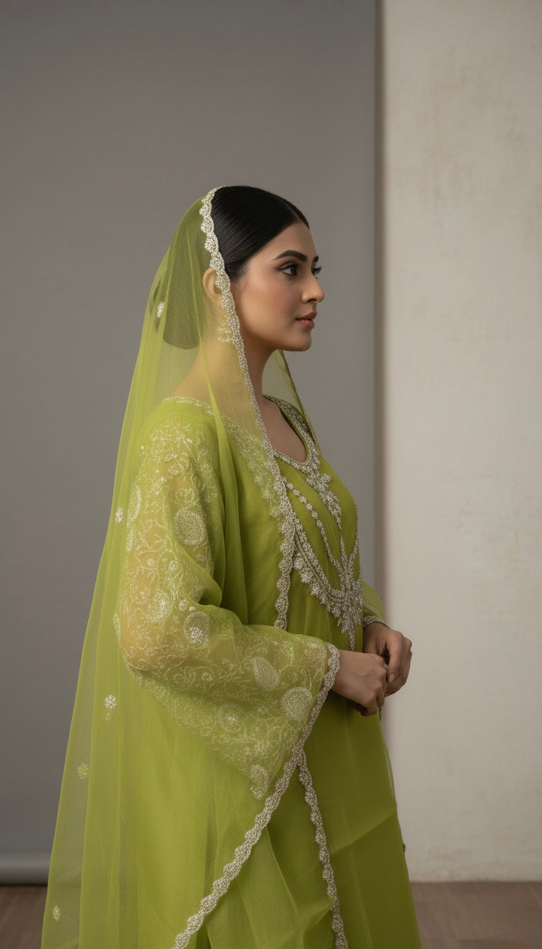 Pret Embroidered Organza 3 PCS