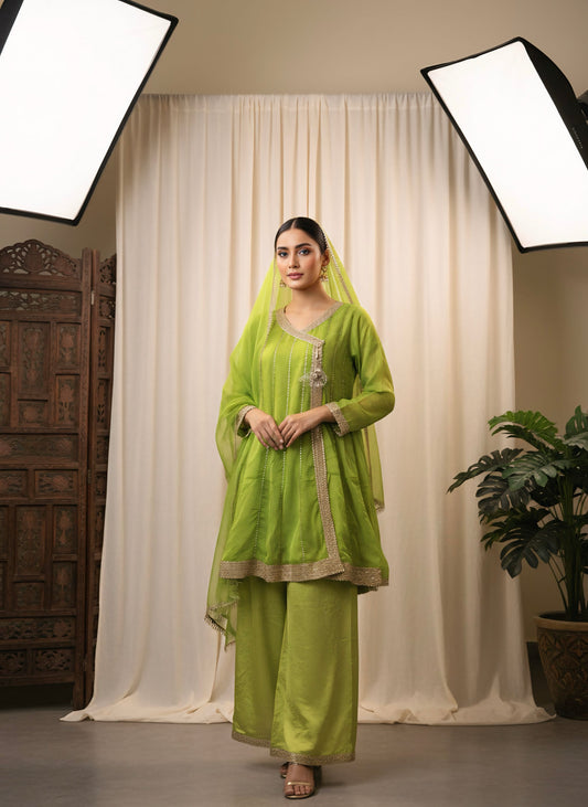 Embroidered Chiffon 3 PCS (STITCHED)