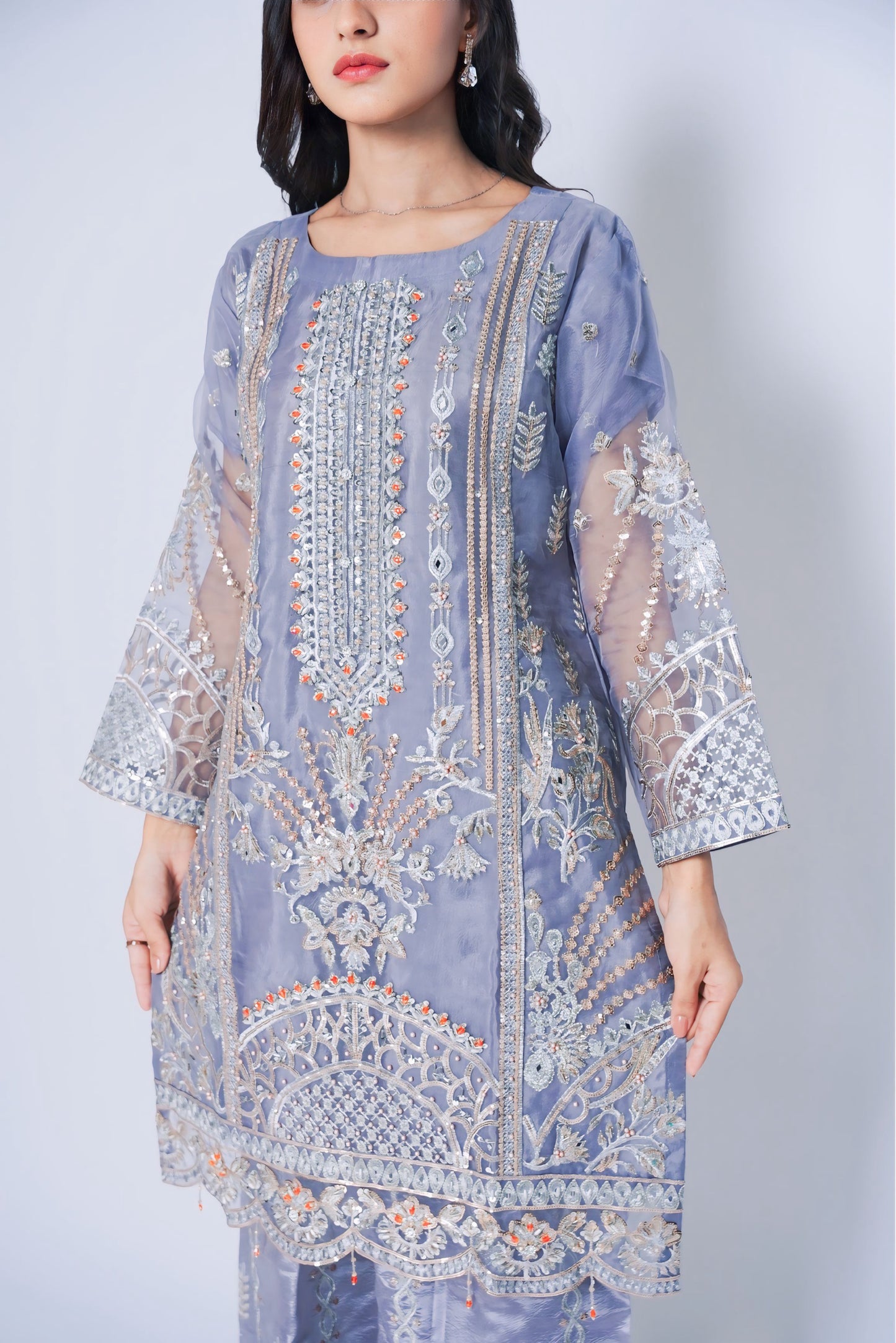 Pret Embroidered Organza 3 PCS