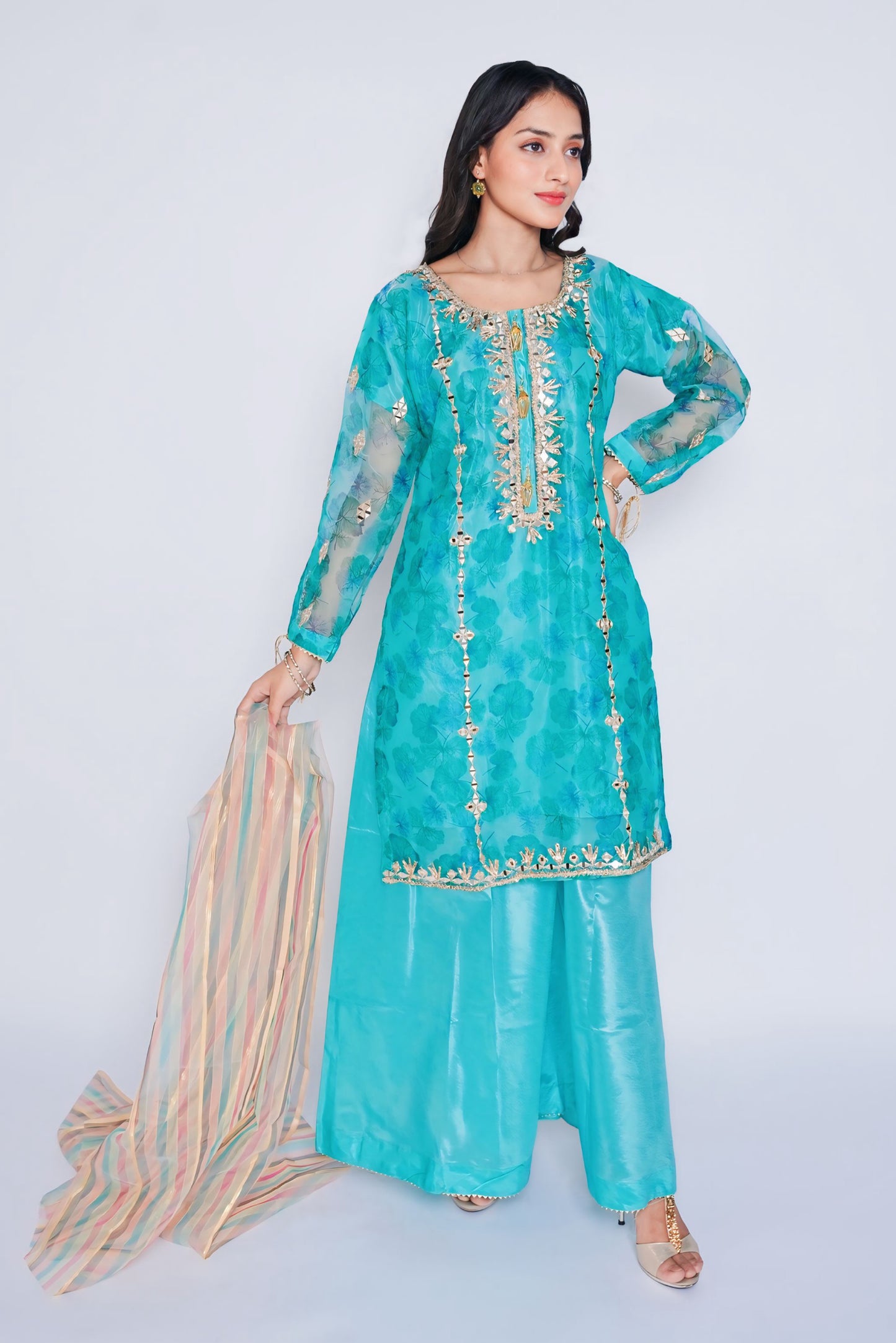Pret Embroidered Organza 3 PCS