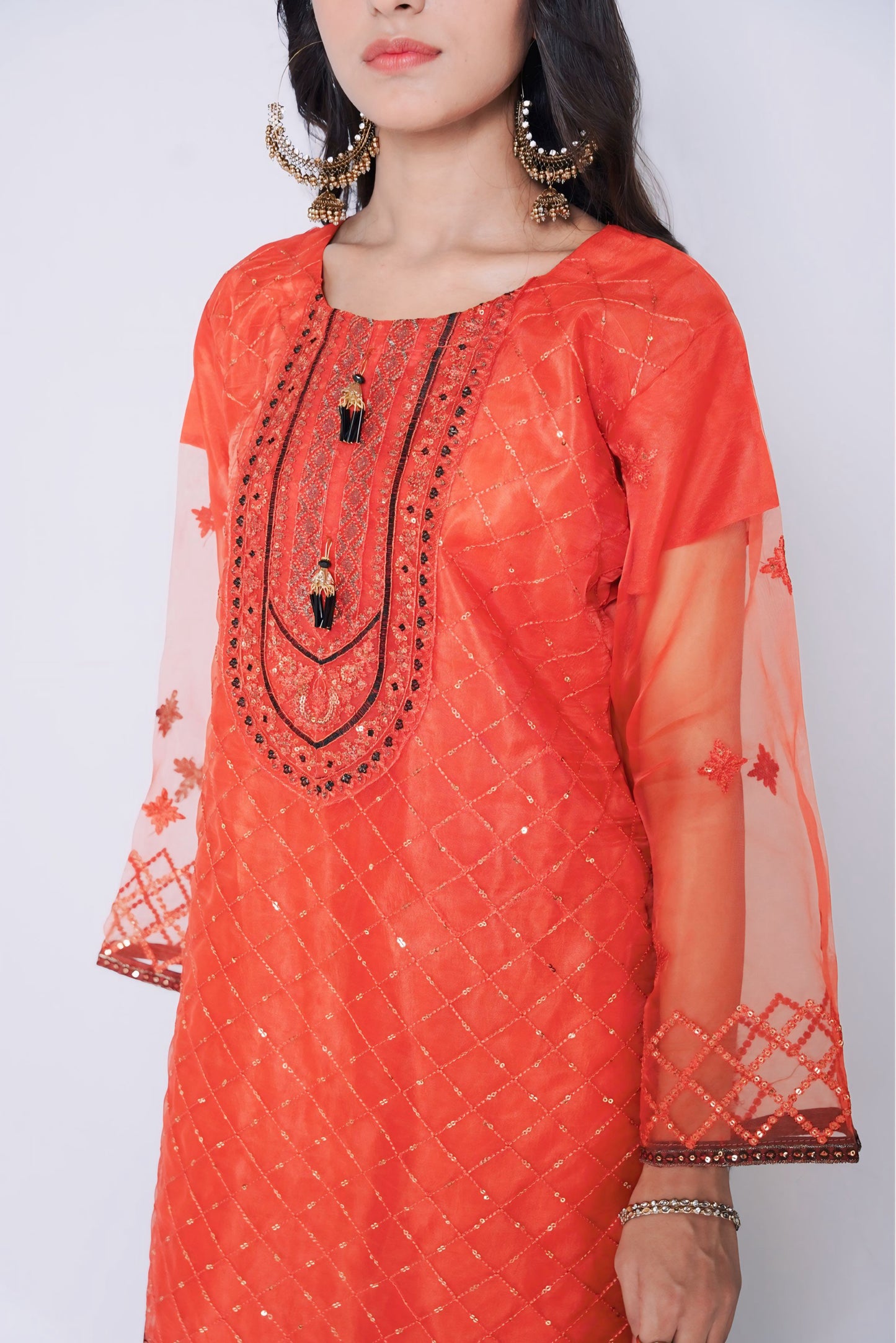 Pret Embroidered Organza 3 PCS