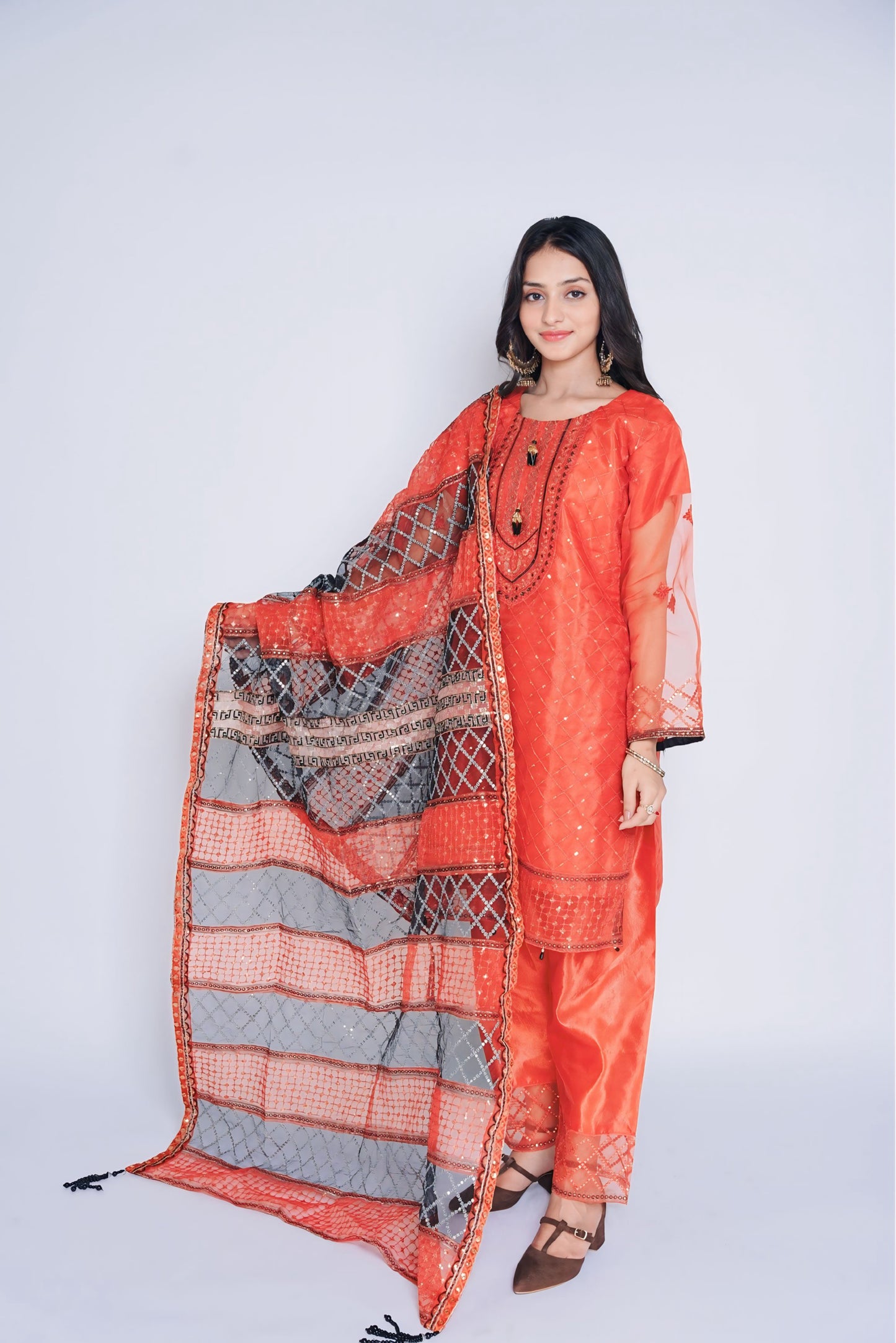 Pret Embroidered Organza 3 PCS