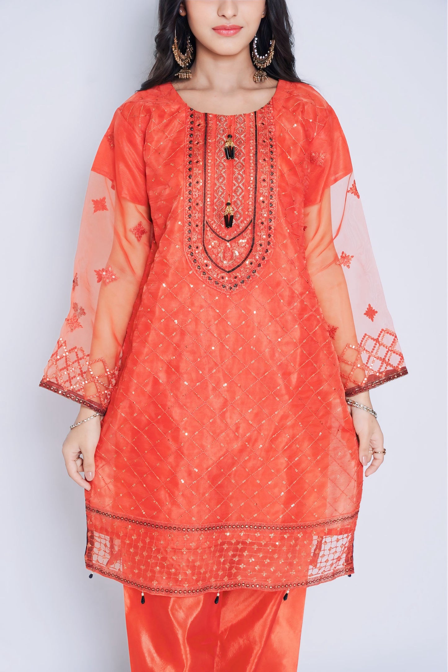 Pret Embroidered Organza 3 PCS