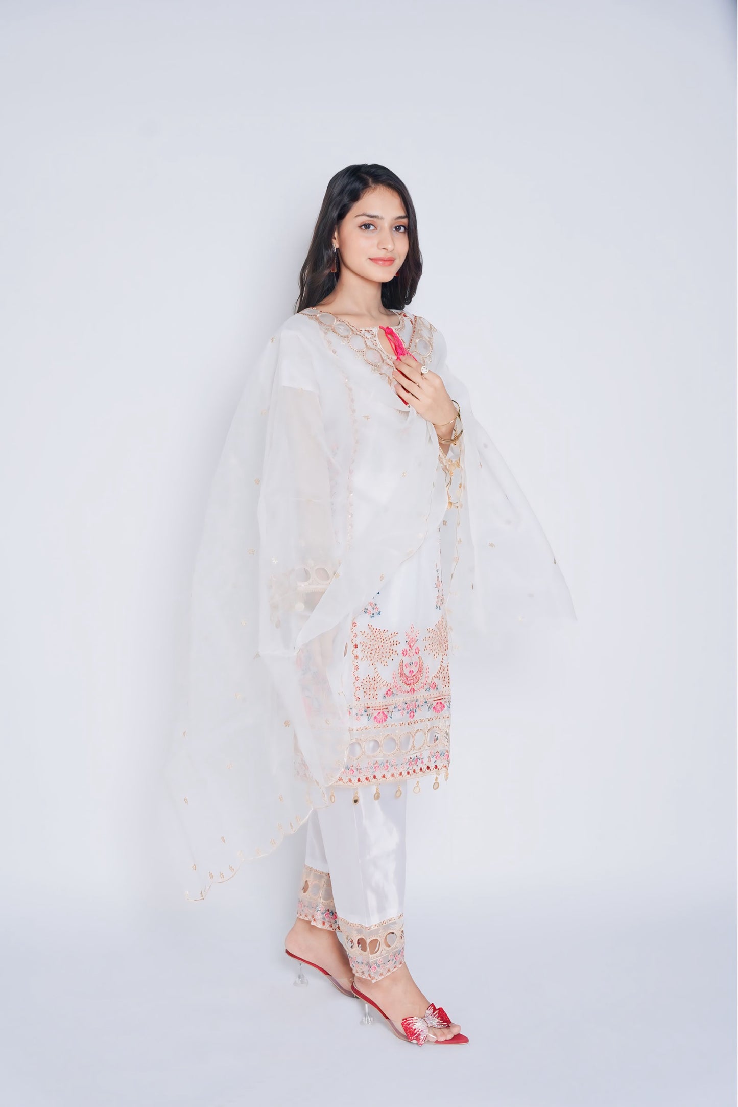 Pret Embroidered Organza 3 PCS