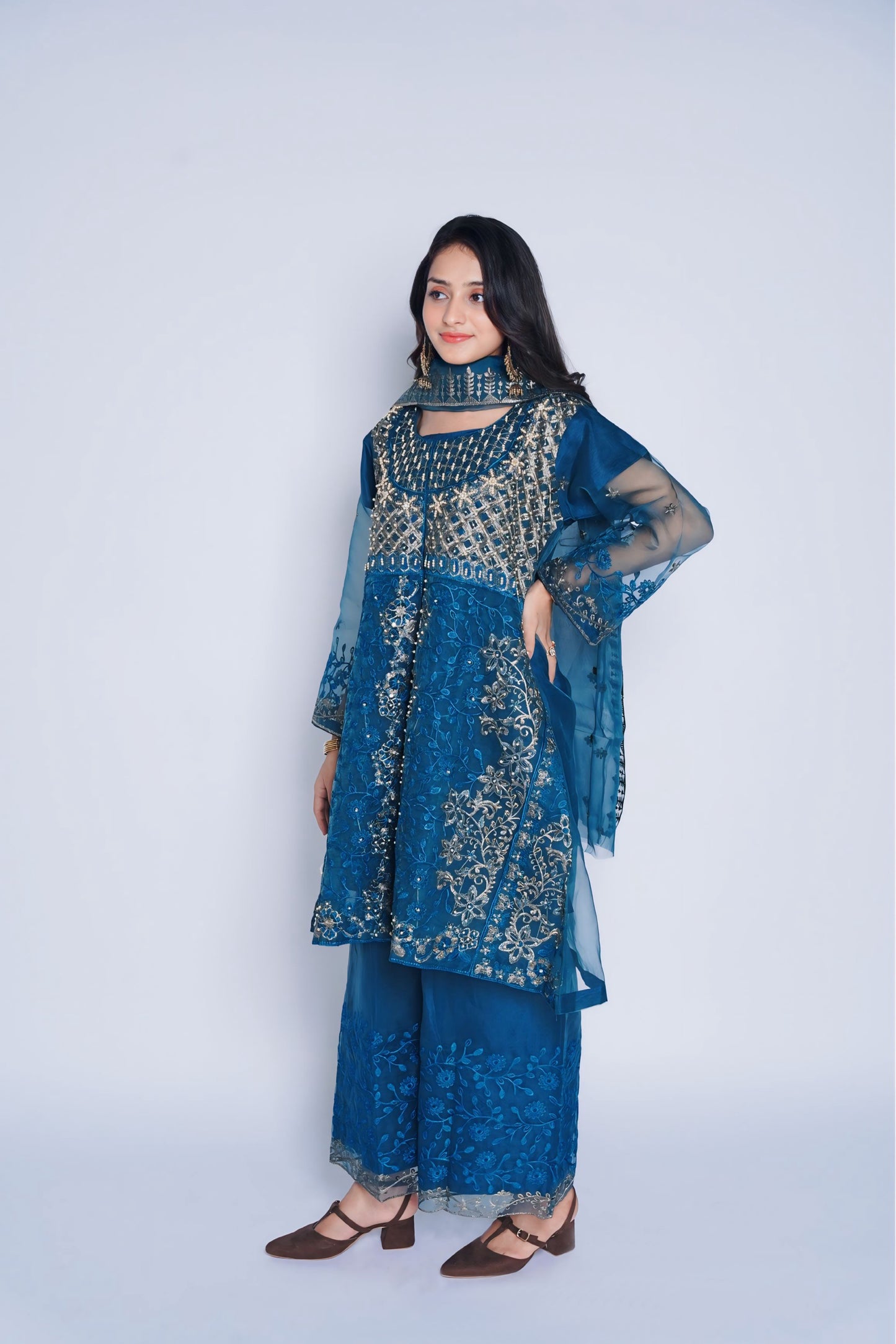 Pret Embroidered Organza 3 PCS