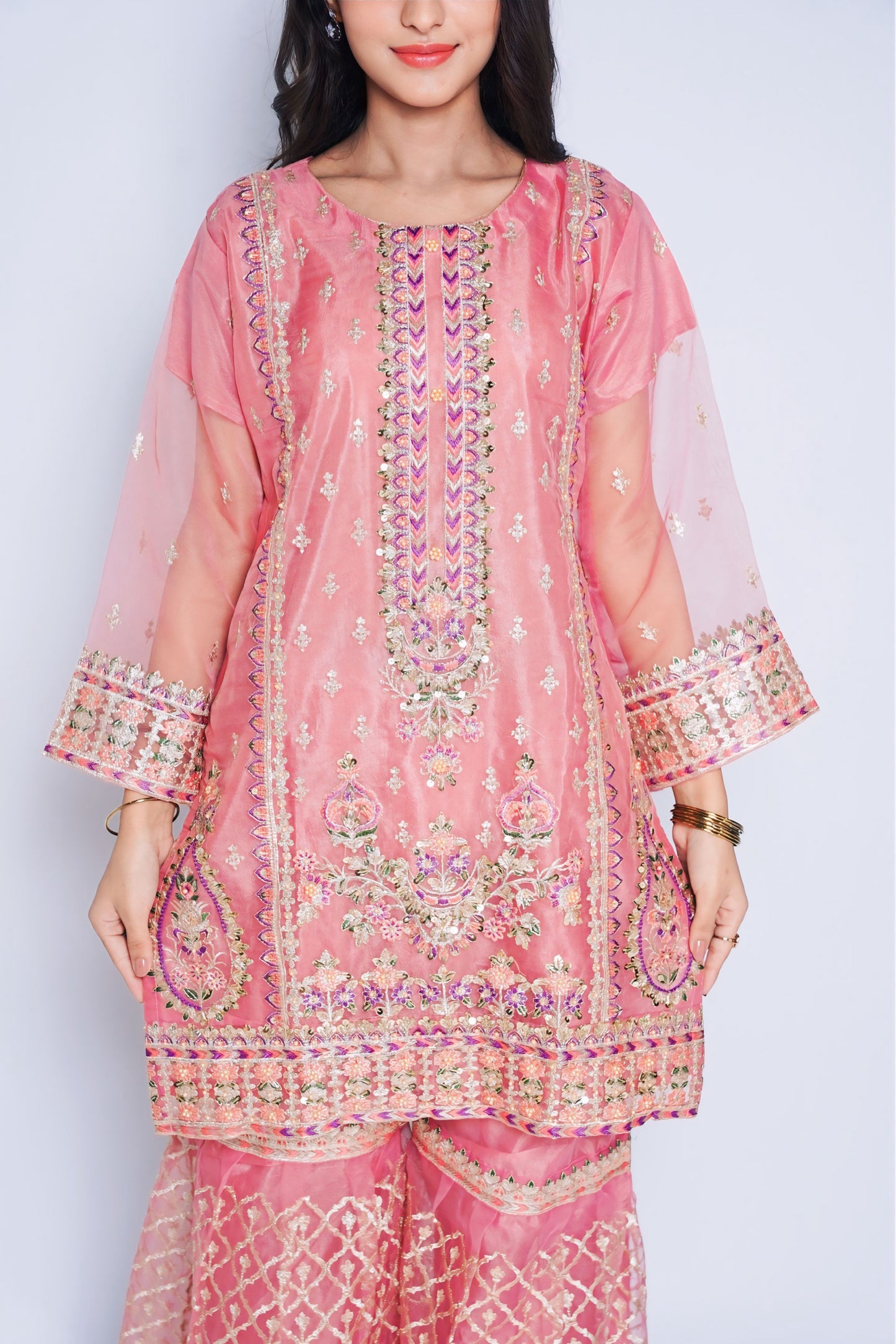 Pret Embroidered Organza 3 PCS