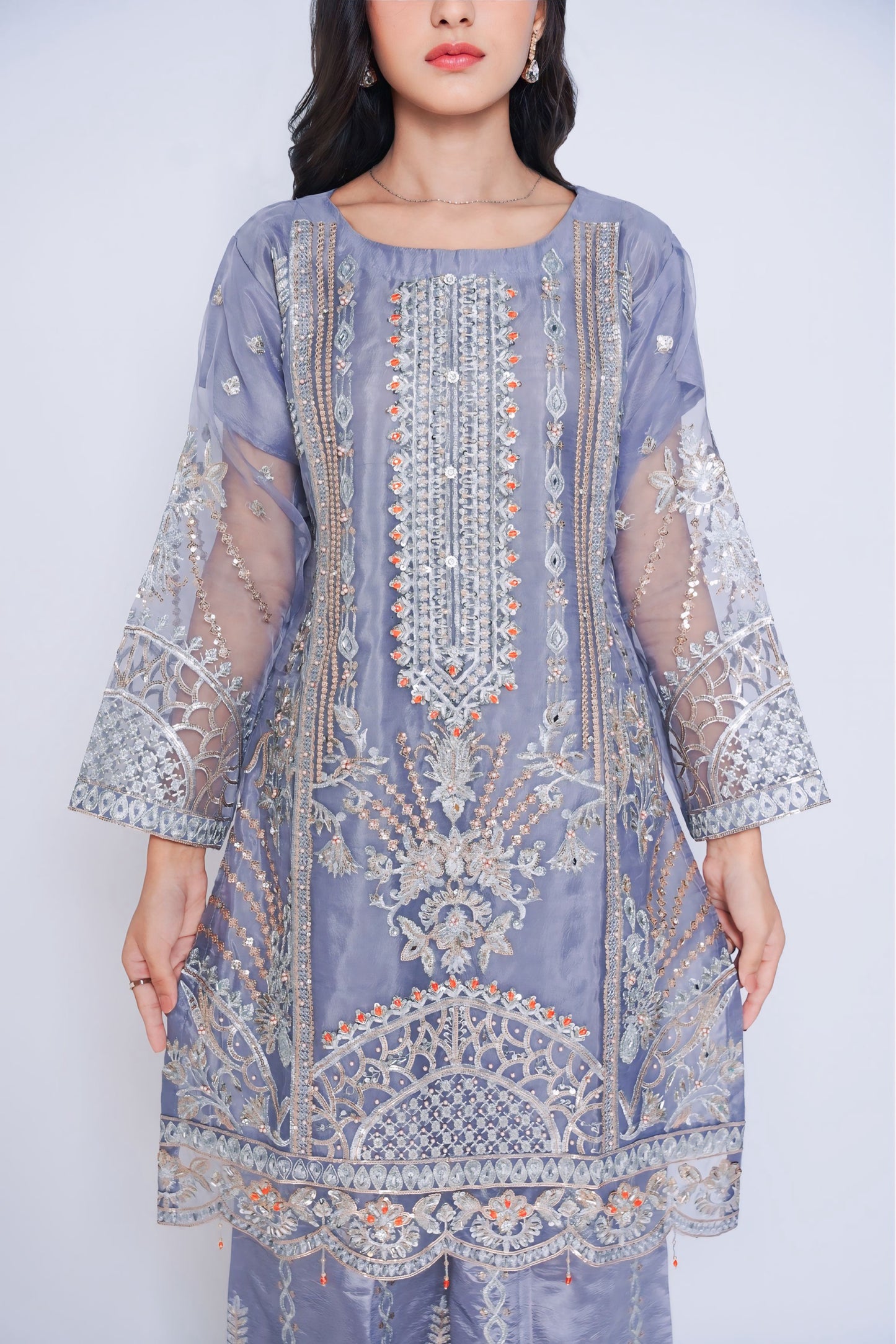 Pret Embroidered Organza 3 PCS