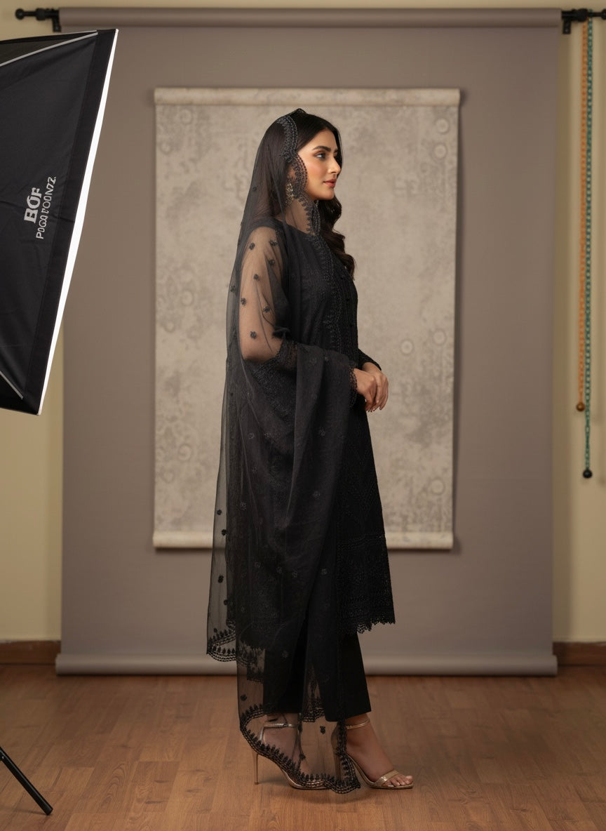 Pret Embroidered Organza 3 PCS
